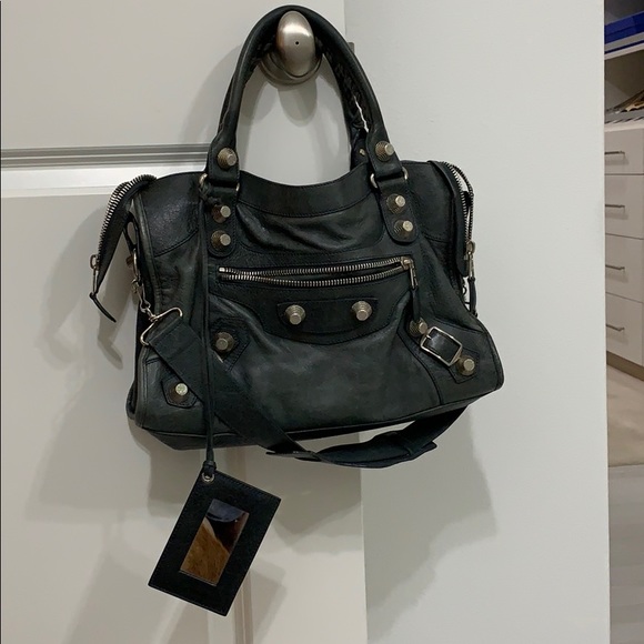 balenciaga city bag anthracite